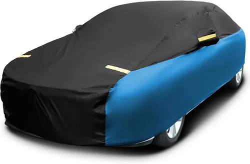 Miniatura 8 de Riakrum Funda completa impermeable para todo tipo de clima, para automóviles, resistente al viento, a la lluvia, protección UV, resistente a