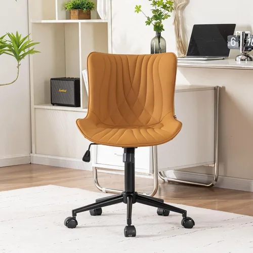 Miniatura 13 de YOUNIKE Silla de Oficina, Silla de Escritorio con Ruedas, Sillas de Tarea de Computadora para Oficina en Casa, Silla de Tocador Moderna Acolchada