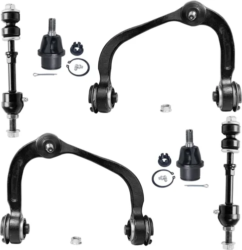 Miniatura 63 de Detroit Axle - Kit de brazos de control de extremo delantero 4WD para Ford 04-08 F-150, 06-08 Lincoln Mark LT, 4 extremos de barra de acoplamiento