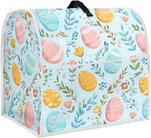 Miniatura 37 de Talayituse Beach Turtle Starfish Print Stand Mixer Cover for 4.5-5 Quarts Kitchen Aid, Washable Mixer Dust Cover with Handle and Pocket Kitchen