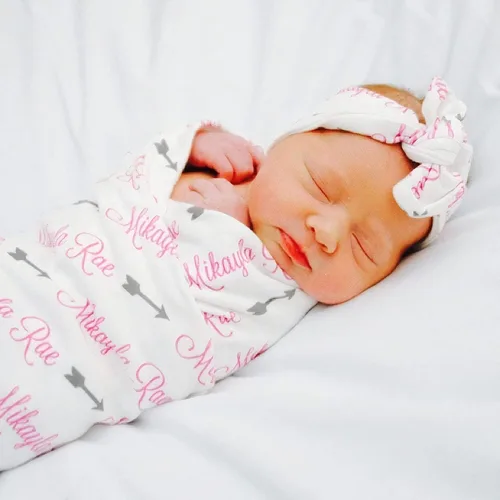 NAZENTI Manta de regalo para bebé, manta de bebé personalizada con nombre, manta personalizada para niña, regalo para niñas, hija de cumpleaños de