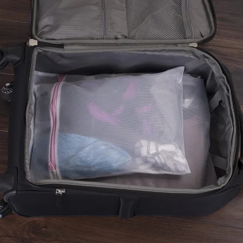 Miniatura 4 de Everyday Home - Bolsas de malla para ropa delicada, juego de 4 bolsas de lencería para lavandería con cremalleras, 2 organizadores medianos y 2