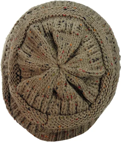 Miniatura 22 de C.C Trendy Warm Chunky Soft Stretch Cable Knit Beanie