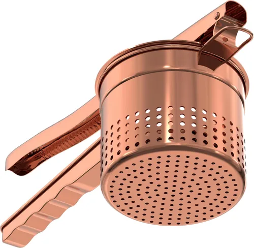 Miniatura 10 de Livilord Ricer de patatas grande de 15oz, ricer de acero inoxidable resistente para puré de patatas, herramienta de cocina para puré de batata