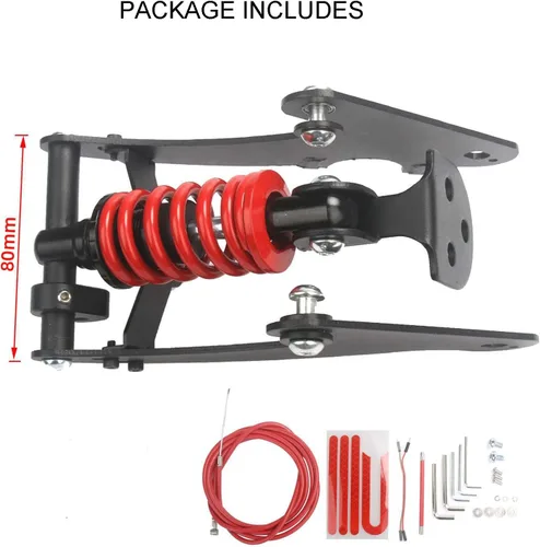 Miniatura 2 de MIMIRACLE Kit de suspensión trasera para scooter eléctrico compatible con Xiaomi M365 1S Scooter eléctrico Amortiguador Conjunto de horquilla
