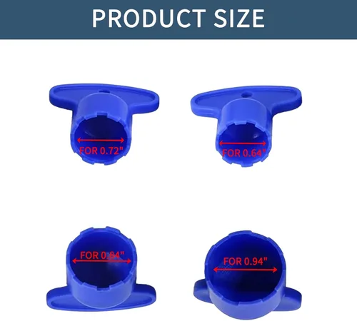 Miniatura 2 de NIIIYTYB Juego de 8 llaves de extracción de llave aireadora, herramienta universal para grifo de fregadero de cabeza de fregadero, llaves aireadoras