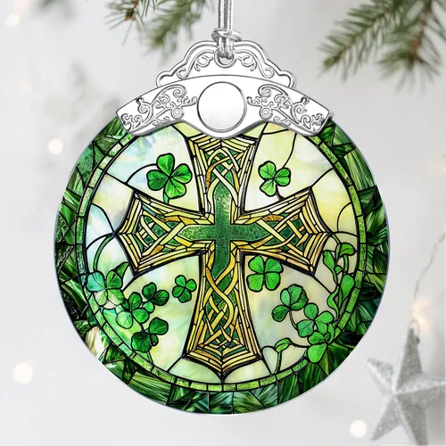 Miniatura 20 de Jocidea Adornos navideños de búho - Adornos festivos de vidrio manchado, adornos para árbol de Navidad, regalos de Navidad para amantes de los búhos