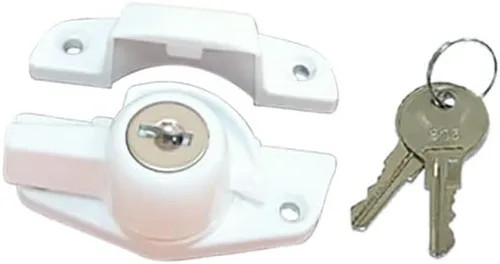 Miniatura 13 de QCAA Cerradura de faja con llave resistente, seguridad a prueba de niños, solo se desbloquea con llave, CTC 1.77 pulgadas, negro mate, paquete de 4