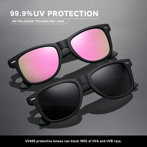 Miniatura 7 de Lentes de sol polarizados para mujer y hombre, lentes de sol a la moda, para conducir, pescar, bloqueo UV, protección UV400