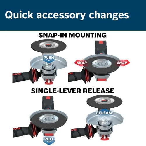 Miniatura 5 de Bosch MGX0600 Almohadilla de respaldo X-LOCK de 6 pulgadas con clip X-LOCK - dureza media