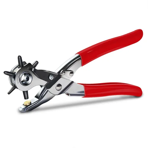 Perforadora, NEU MASTER Perforadora de Cuero de Servicio Pesado para Cinturones, Correas de Reloj, Correas, Collares de Perro, Monturas, Zapatos,