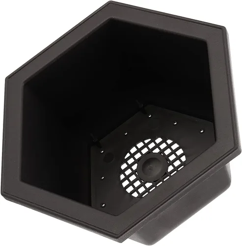 Miniatura 4 de Paquete de 5 Macetas para Bonsái, Macetas Hexagonales de Entrenamiento para Bonsái de Plástico con Malla Incorporada con Bandejas, Maceta