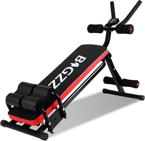 Miniatura 4 de Bigzzia Máquina de abdominales, 5 en 1 ajustable, banco de entrenamiento abdominal, entrenador de abdomen para entrenamiento de estómago, máquina