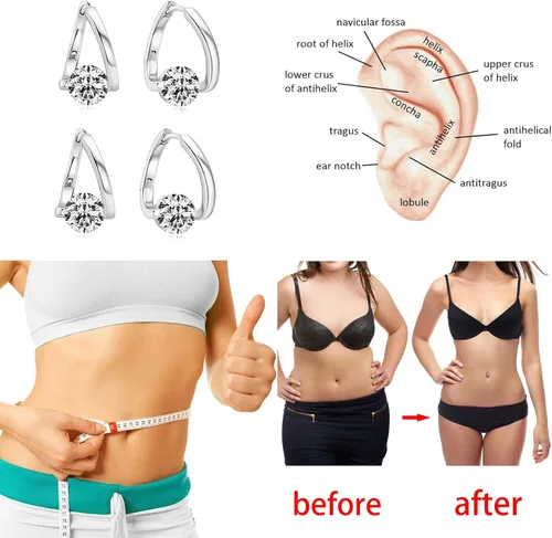 Miniatura 4 de Aretes linfáticos para mujer en Prime Yoopulse, aretes linfáticos para terapia de linfvidad, aretes de germanio, joyería de drenaje linfático