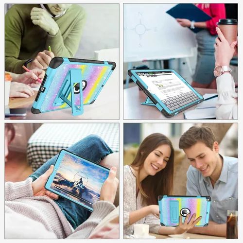 Miniatura 6 de BENTOBEN Funda para iPad de 9ª generación, funda para iPad de 8ª generación, funda para iPad de 7ª generación, iPad 10.2 2021/2020/2019, funda