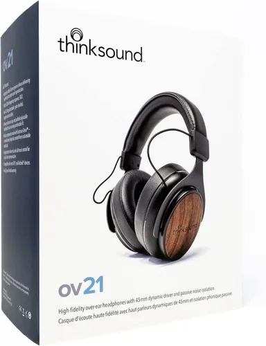 Miniatura 7 de thinksound ov21 - Auriculares con cable – Monitor de estudio profesional con micrófono de grado profesional, aclamado por la crítica, con cable