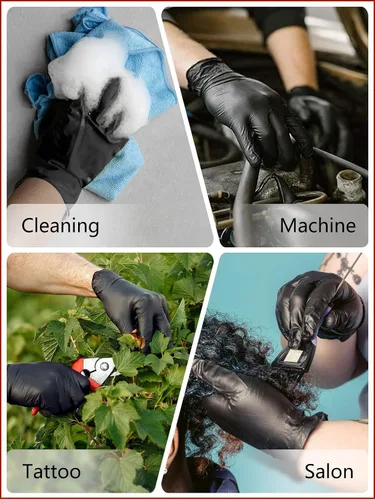 Miniatura 4 de PROMEDIX P Nitrile Disposable Gloves,4mil-100 Count,Gloves Disposable Latex Free,Powder Free for Cooking,Household,Food safe