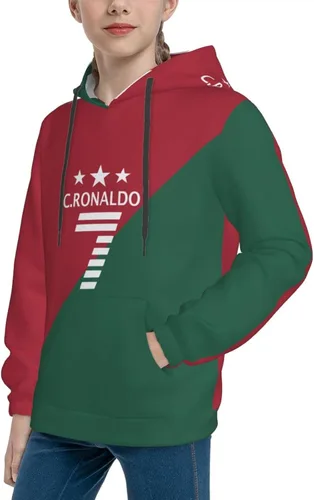 Miniatura 7 de Luja Dling Ronaldo #7 Cr7 - Sudadera con capucha para adolescentes con bolsillo