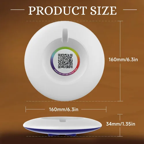 Miniatura 2 de Dream Color - Base de altavoz con luz LED, soporte de escritorio, compatible con Echo Dot (5ª generación), Echo Spot, HomePod Mini, Echo Dot