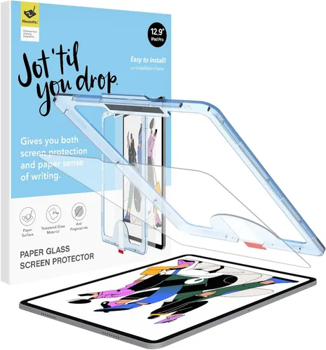 Miniatura 8 de Protector de pantalla de vidrio Paperfeel compatible con iPad de 9ª / 8ª / 7ª generación de 10.2 pulgadas, kit EZ, herramienta de alineación