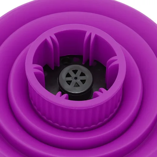 Miniatura 6 de Difusor de secador de pelo, universal plegable, portátil, ligero, plegable, morado