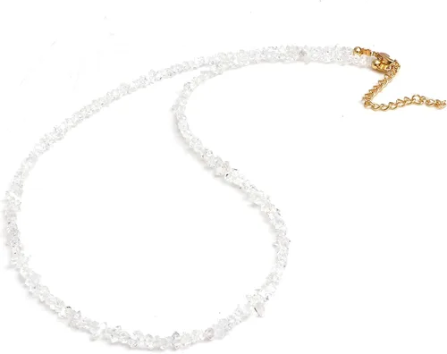 Miniatura 12 de Gempires - Gargantilla de cristal curativo hecha a mano, hipoalergénica, chapada en oro de 18 pulgadas, elegante joyería de uso diario