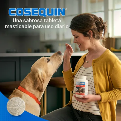 Miniatura 4 de Nutramax Cosequin - Suplemento para la salud de las articulaciones para perros, contiene glucosamina para perros, además de condroitina y MSM, apoya