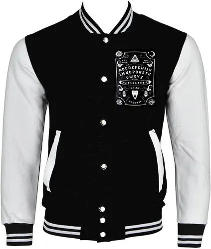 Miniatura 2 de Ouija Board Varsity - Chaqueta de bombardero de algodón con estampado grande