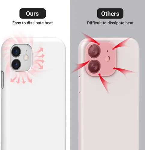 Miniatura 2 de Funda de silicona líquida compatible con iPhone 11, color rosa neón [Protección contra caídas] [Resistente a los arañazos, a prueba de golpes]