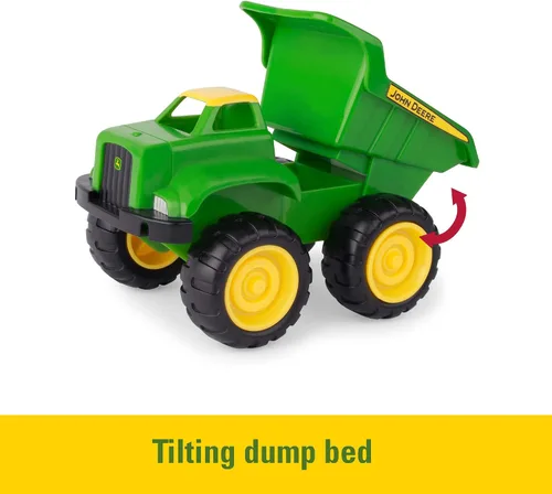 Miniatura 3 de TOMY - Juego de vehículos John Deere – Incluye camión volquete y tractor de juguete con cargador para caja de arena, juguetes para exteriores