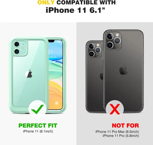 Miniatura 311 de Diaclara Funda diseñada para iPhone 16, mejorada [protección completa de la cámara], carcasa resistente de cuerpo completo con protector de pantalla