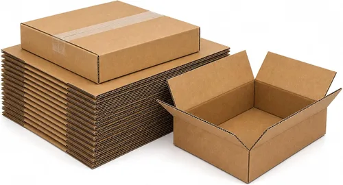 Miniatura 38 de Cajas de envío pequeñas de 6 x 4 x 3 pulgadas, cajas de cartón corrugado negro (paquete de 20) para correo, embalaje, pequeñas empresas y embalaje