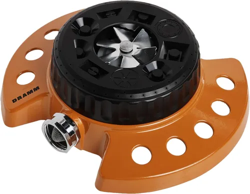 Miniatura 14 de Dramm ColorStorm - Aspersor de transmisión por engranajes sobre base de metal resistente y duradera, 4 patrones, ideal para áreas pequeñas, medianas