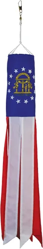 Miniatura 37 de In the Breeze 5110 Virginia State Flag Windsock, 18 pulgadas