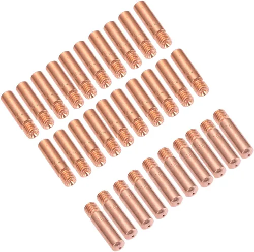 Miniatura 10 de 30 puntas de contacto de soldadura MIG 11-23 (0.023 pulgadas) de repuesto para pistola de soldadura Lincoln/Magnum 100L y Tweco Mini #1 MIG