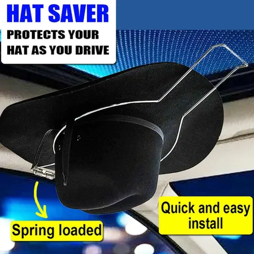 Miniatura 5 de 1 soporte multifuncional para sombreros de coche, soporte multifuncional para maletero, clip de metal para sombrero de coche, SUV, maletero