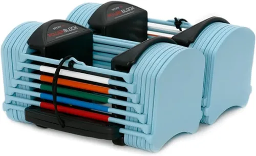 Mancuerna deportiva de 24 libras por PowerBlock Azul
