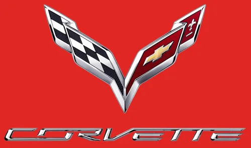 Miniatura 3 de JH DESIGN GROUP Camiseta Chevy Corvette C7 Emblem Mujer Negro Rojo Heather-Gris