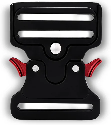 Miniatura 14 de Reemplazo de hebilla táctica de 1-1/2 pulgadas, hebillas de cinturón tácticas de metal resistente para correa de nailon, collar de perro, arnés