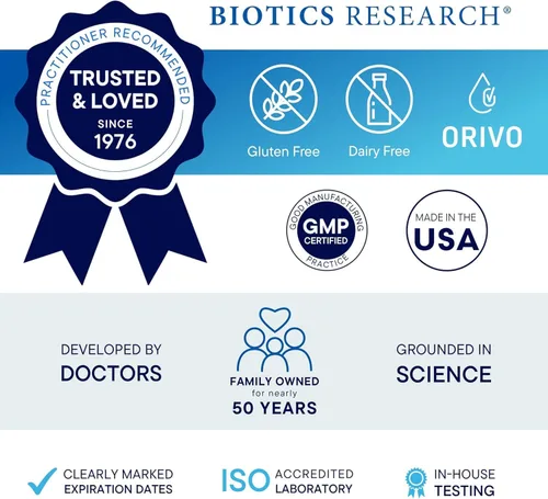 Miniatura 9 de Biotics Research Mg-Zyme Complejo de Magnesio Triple para el sueño, la relajación y la salud ósea + vitamina B12-2000 B12, B6 y folato para apoyo
