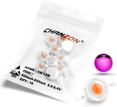 Miniatura 11 de Chanzon 10 piezas de chip LED de alta potencia de 1 W de espectro completo para plantas