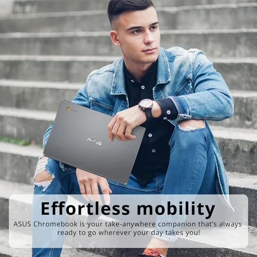 Miniatura 7 de ASUS Chromebook C223 - Laptop HD de 11.6 pulgadas, procesador Intel Celeron N3350, 4 GB de RAM, 32 GB eMMC, gráficos Intel UHD, cámara web 720P