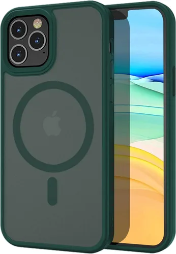 Miniatura 110 de Tigowos Magnetic Guardian - Funda diseñada para iPhone 11 Pro [probada en caídas de grado de 10 pies y compatible con MagSafe] Funda delgada Negro