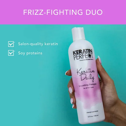Miniatura 3 de Keratin Perfect Champú alisador diario de queratina - 12oz