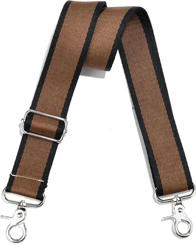 Miniatura 107 de Correa de Bolso Ancha Correa de Hombro Ajustable Correa de Repuesto Cruzada Correa de Bolso de Hardware Plateado