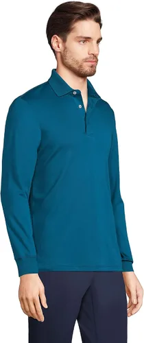 Miniatura 3 de Lands' End - Camisa polo muy suave de manga larga para hombre