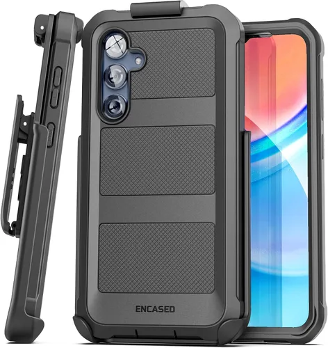 Miniatura 9 de Falcon - Funda diseñada para Samsung Galaxy A13 5G con protector de pantalla de vidrio templado y funda de clip para cinturón, funda protectora