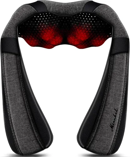 Miniatura 10 de Mirakel - Almohada masajeadora Shiatsu para cuello y espalda con calor - Alivio del dolor de tejido profundo en cuello, espalda y hombros - Diseño