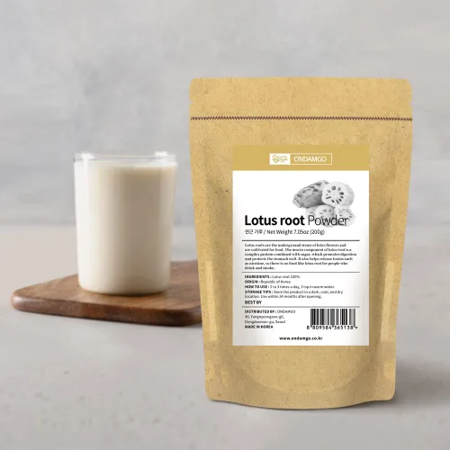 Miniatura 6 de Polvo natural coreano de raíz de loto 200g - 7.05 oz (polvo de raíz de loto)