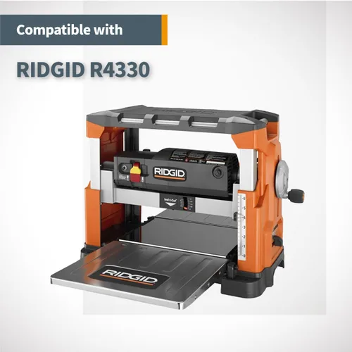 Miniatura 5 de POWERTEC Cuchillas cepilladoras de 13 pulgadas para cepilladora RIDGID R4330, TP1300LS, repuesto para cuchillos cepilladores AC20502, juego de 3